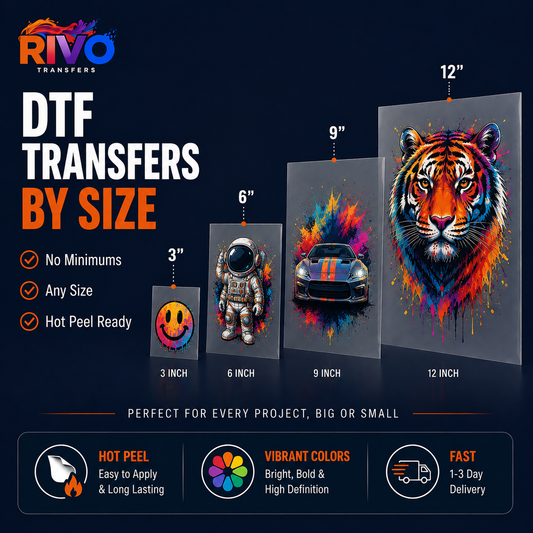 DTF Transfers by Size
