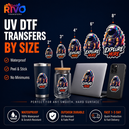 UV DTF 3D Stickers Gang Sheet Builder
